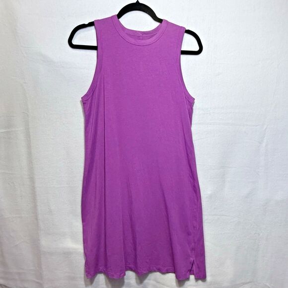 Lululemon Dresses & Skirts - Lululemon Magenta Purple Cotton Blend Classic Fit Tank Dress Size 6 LW 1DH0S